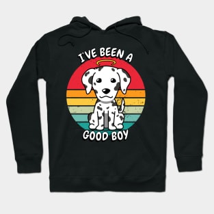 Cute dalmatian dog is a good boy Hoodie